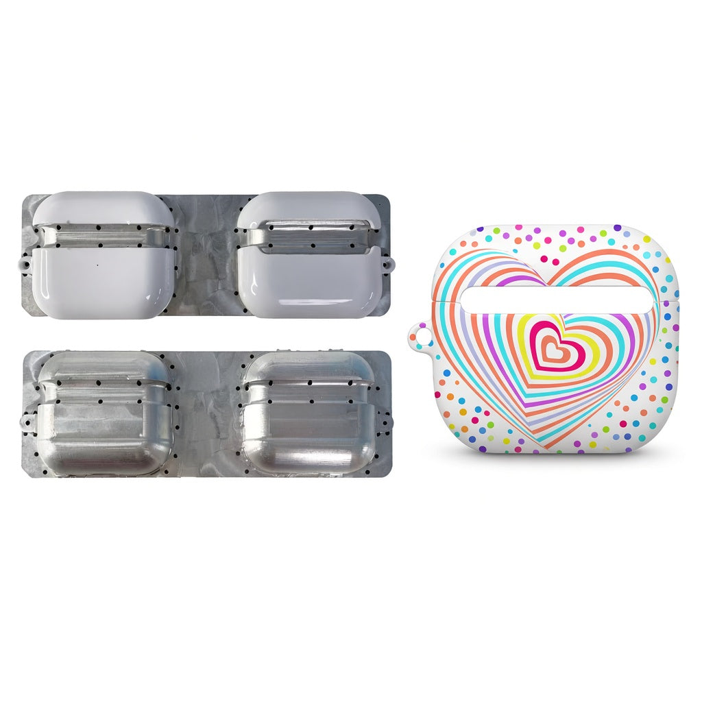 Finished full-wrap sublimation AirPods case result